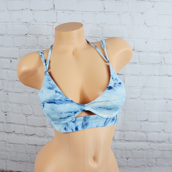 VS Pink Bonded Scoop Push Up Sports Bra Tie dye - Picture 4 of 7